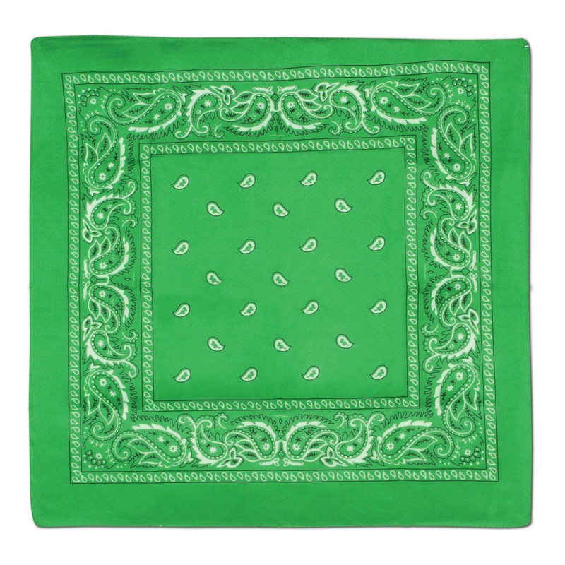 12 Pack Beistle Green Bandana