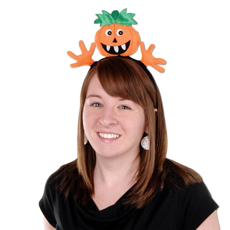 12 Pack Beistle Halloween Pumpkin Headband