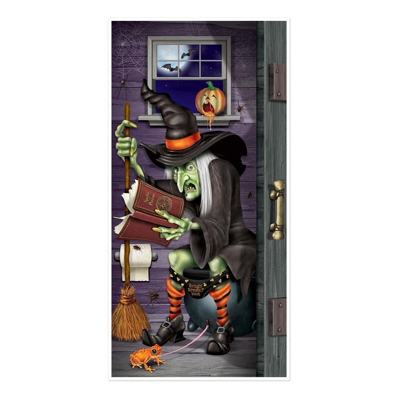 12 Pack Beistle Halloween Witch Restroom Door Cover