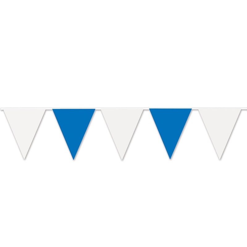 12 Pack Beistle Oktoberfest Blue/White Pennant Banner