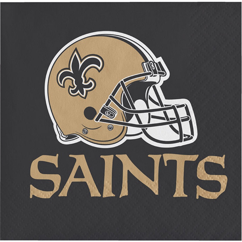 192 pc Bulk New Orleans Saints Luncheon Napkins