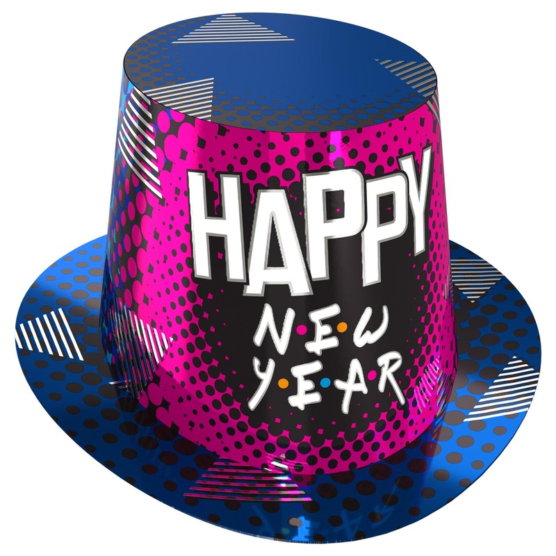 25 Pack Beistle New Year's Eve 90's Hi-Hat