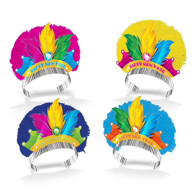 50 Pack Beistle New Year's Eve Rio Tiara