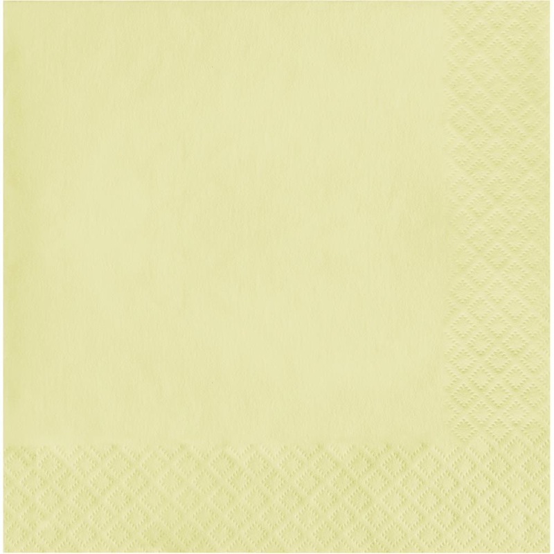 500 pc Bulk Ivory Luncheon Napkins 3 ply
