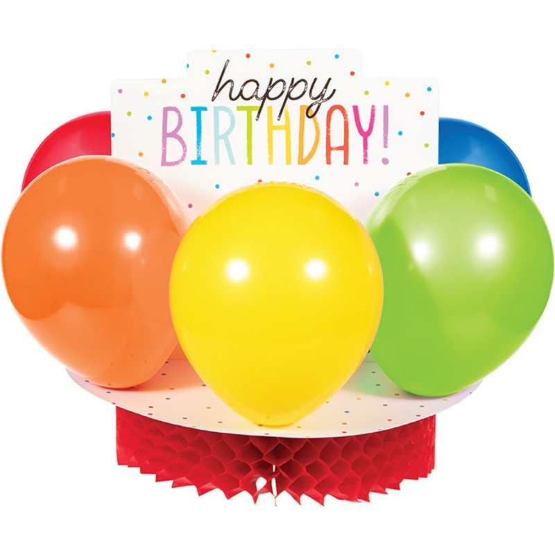 6 pc Bulk Balloon Bash Centerpieces