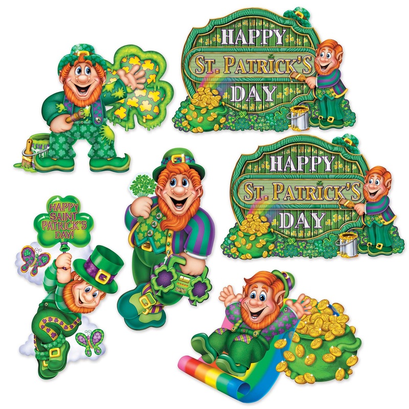 72 Pack Beistle St Patrick's Day Cutouts