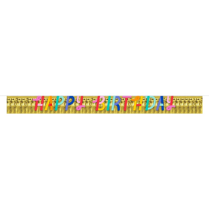 Birthday Confetti Happy Birthday Banner