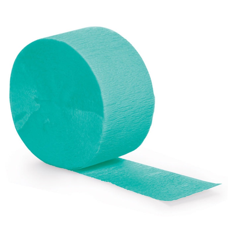 Teal Lagoon Crepe Streamers 81 ft
