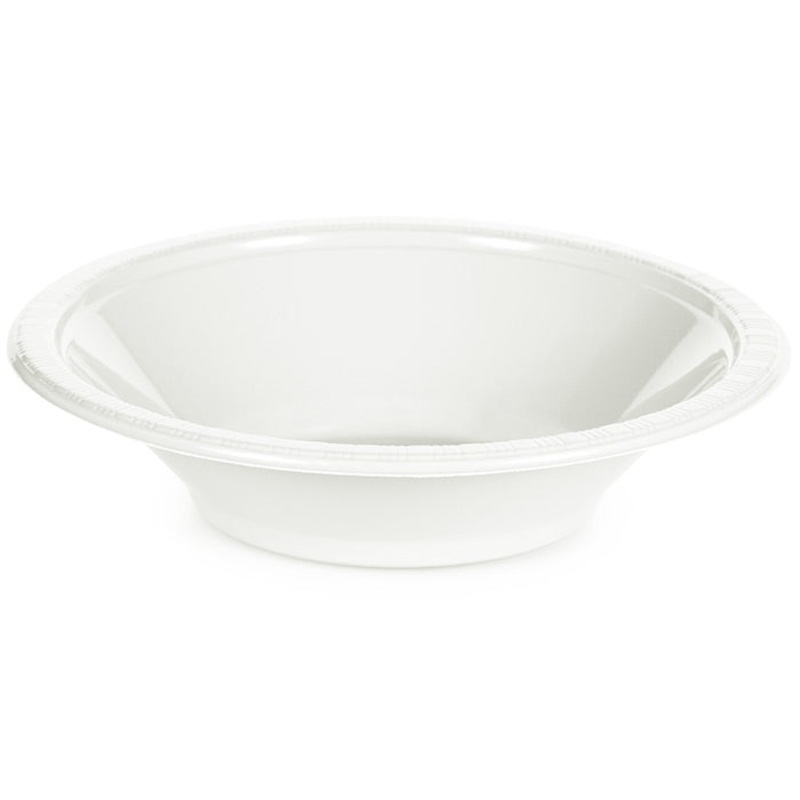 White Premium Plastic Bowls 12 Oz (20/Pkg)