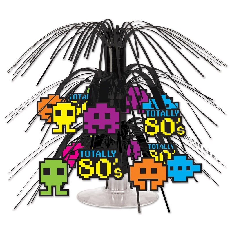 12 Pack Beistle 80's Mini Cascade Party Centerpiece