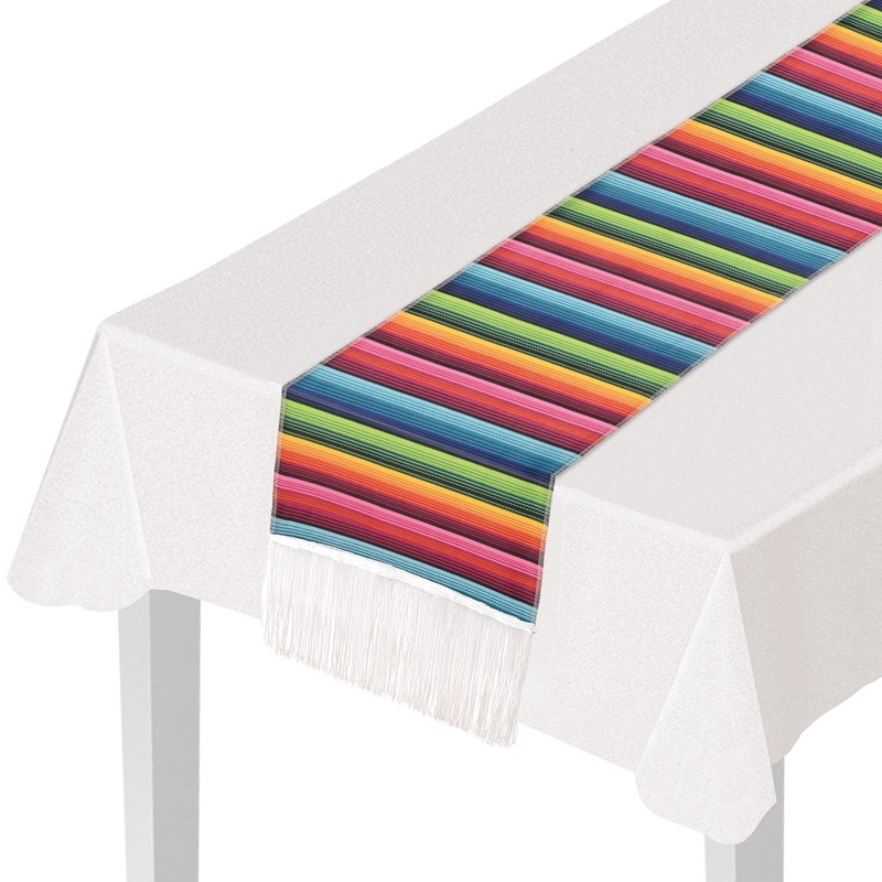 12 Pack Beistle Fiesta Fabric Table Runner
