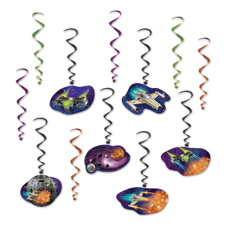 72 Pack Beistle Spaceship Party Whirls