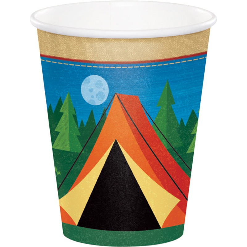 Camp Out Hot/Cold Paper Cups 9 Oz (8/Pkg)