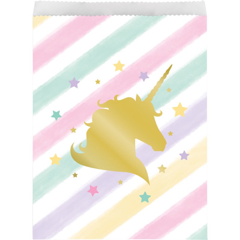 Sparkle Unicorn Treat Bags (10/Pkg)