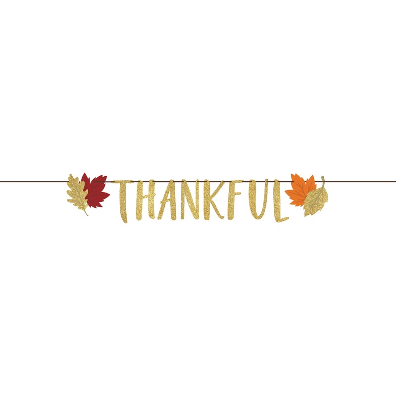 Thankful Fall Ribbon Banner