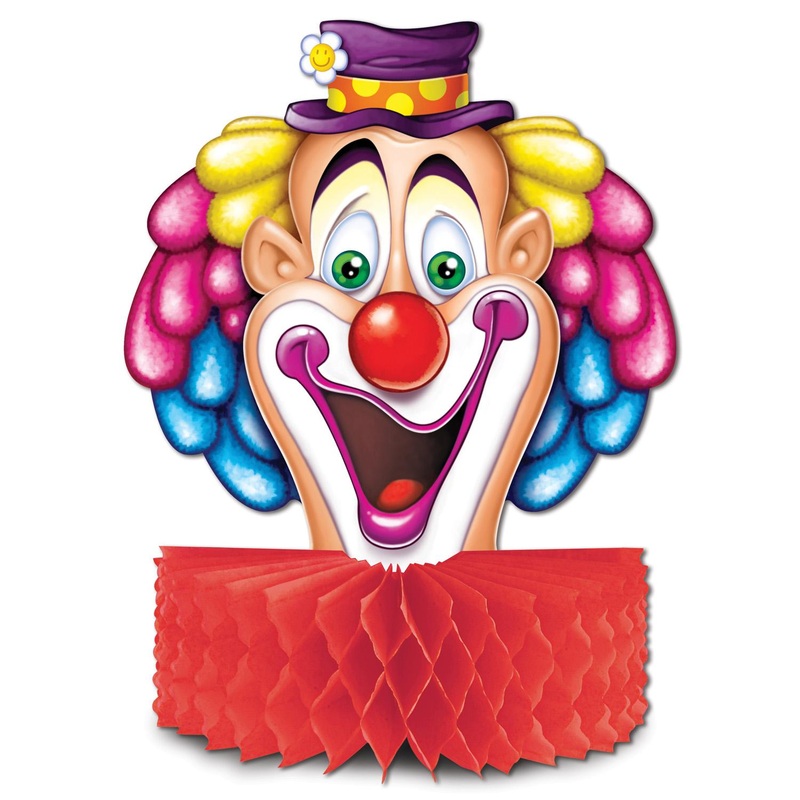 12 Pack Beistle Clown Centerpiece