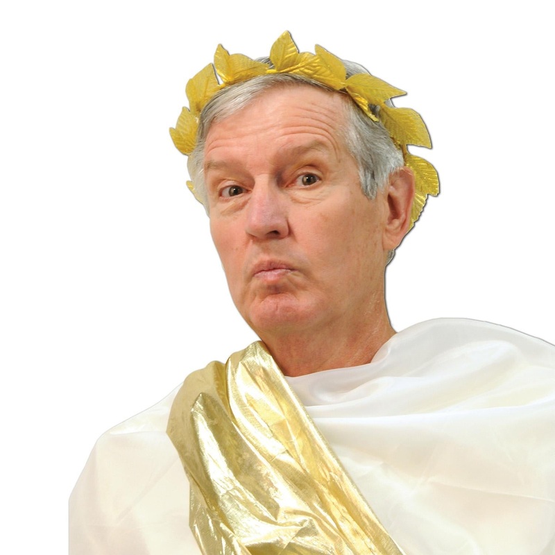 12 Pack Beistle Fabric Roman Laurel Wreath