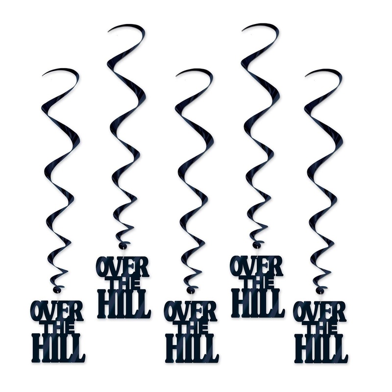 30 Piece Beistle Over The Hill Birthday Whirls