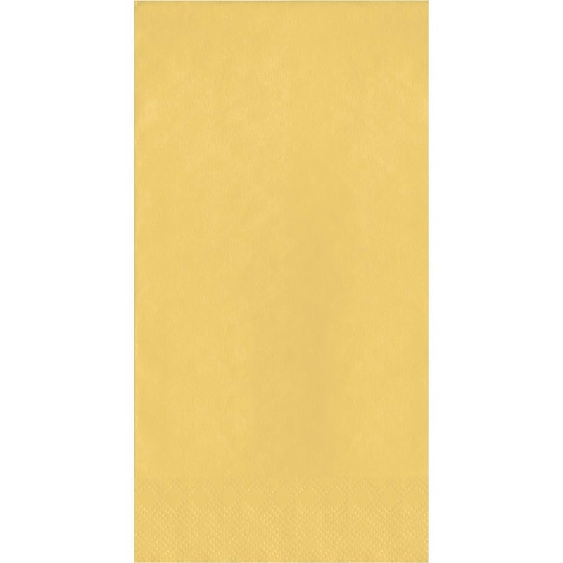 400 pc Bulk Soft Yellow 2Ply Dinner Napkin