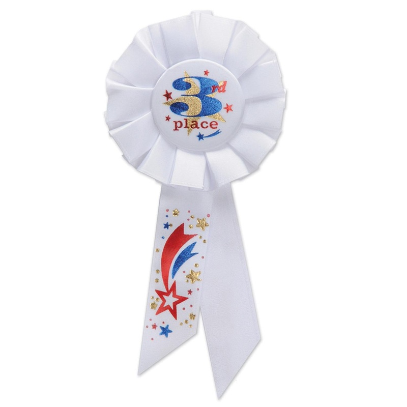 6 Pack Beistle 3rd Place Rosette
