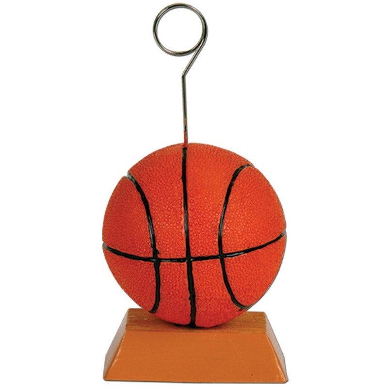 6 Pack Beistle Basketball Party Photo/Balloon Holder
