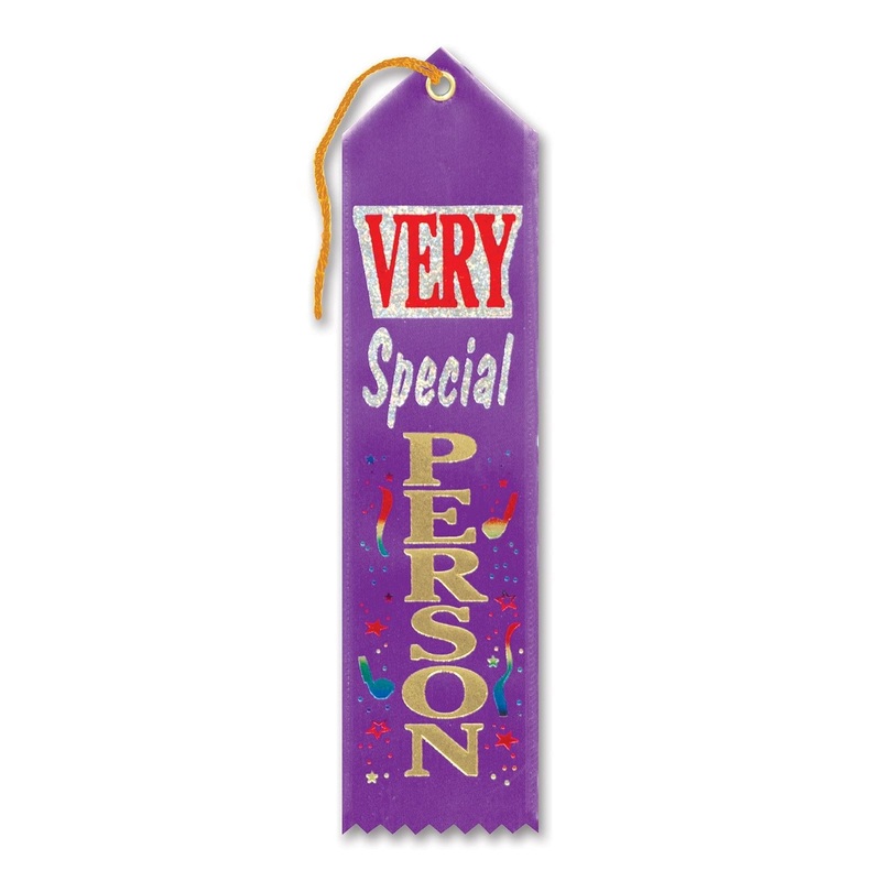 6 Pack Beistle Valentine's Day Very Special Person Award Ribbon