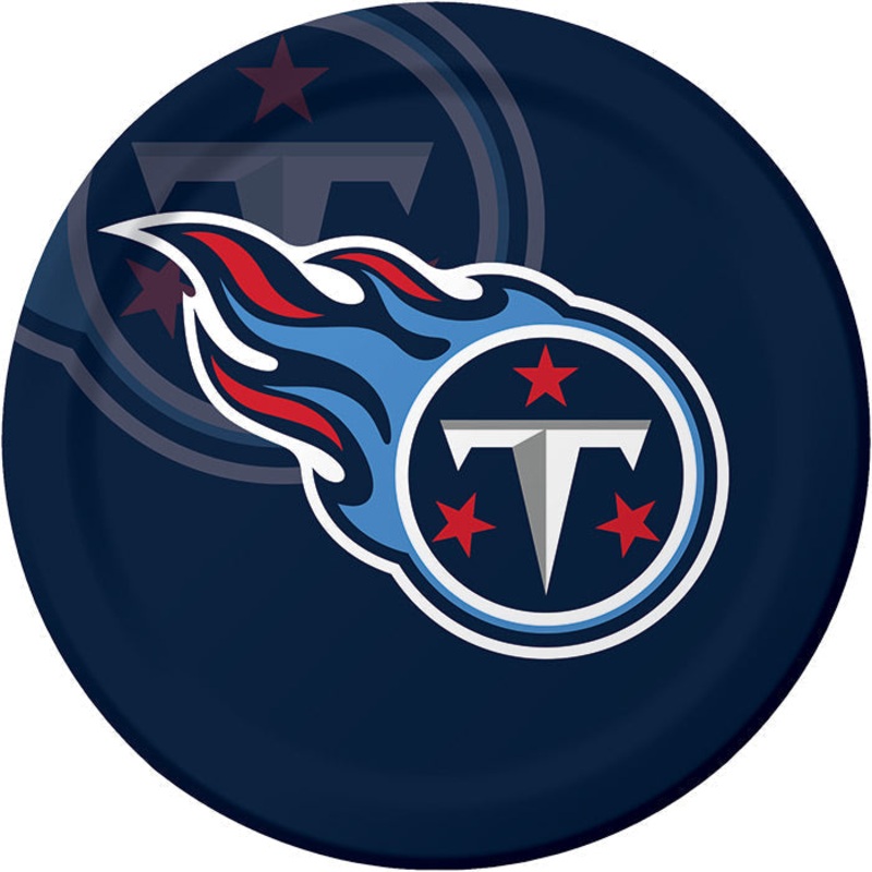 96 pc Bulk Tennessee Titans Dinner Plates