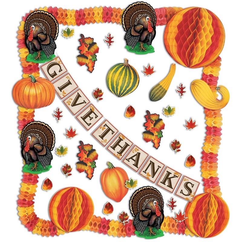 Beistle Thanksgiving Decorating Kit