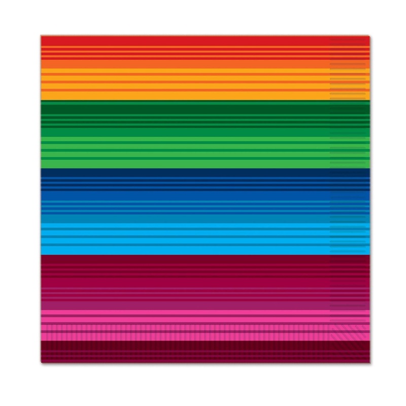 192 Pack Beistle Fiesta Beverage Napkins
