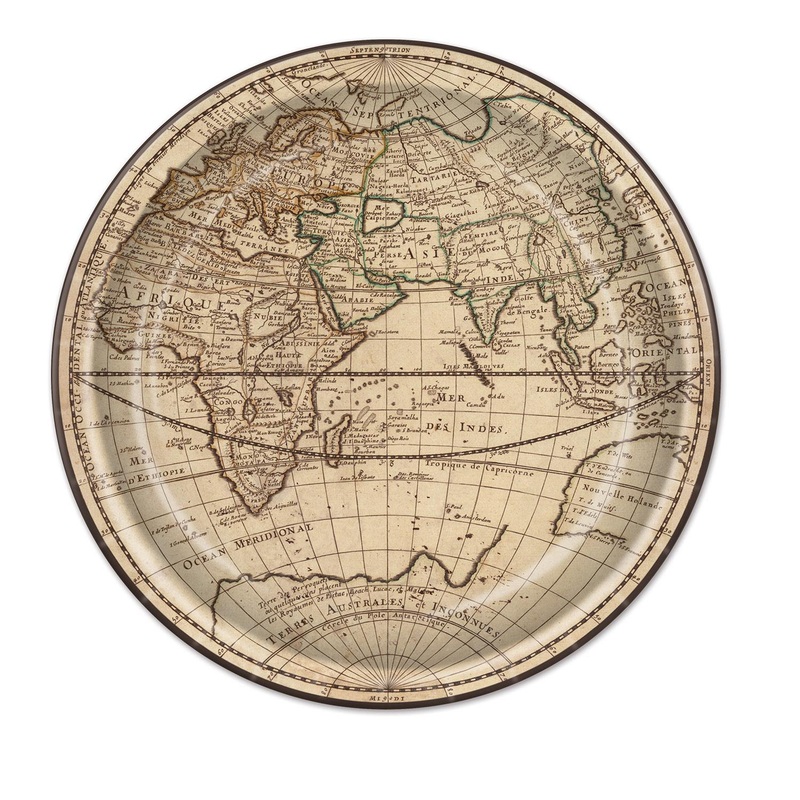 96 Pack Beistle Around The World Party Paper Plates 9 inch