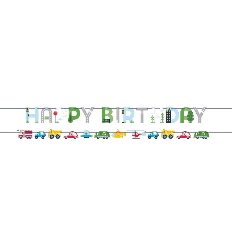 Transportation Time Banner (2/Pkg)