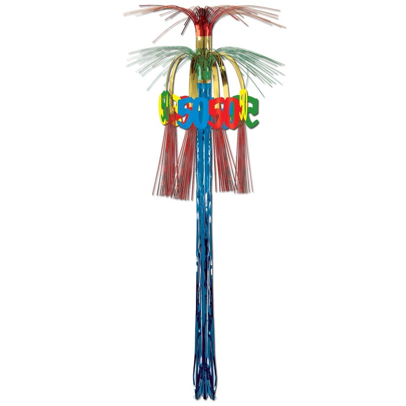 12 Pack Beistle 50th Birthday Party Cascade Hanging Column