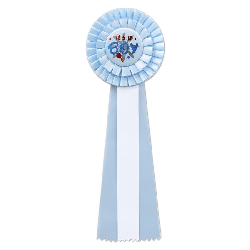 3 Pack Beistle It's A Boy Deluxe Rosette