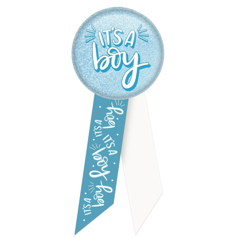 6 Pack Beistle It's A Boy Rosette