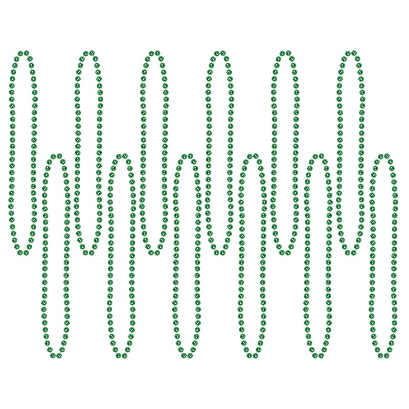 720 Pack Beistle Party Bead Necklaces green