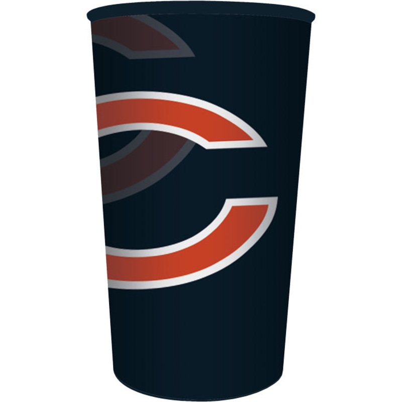 Chicago Bears 22 Oz Plastic Cup