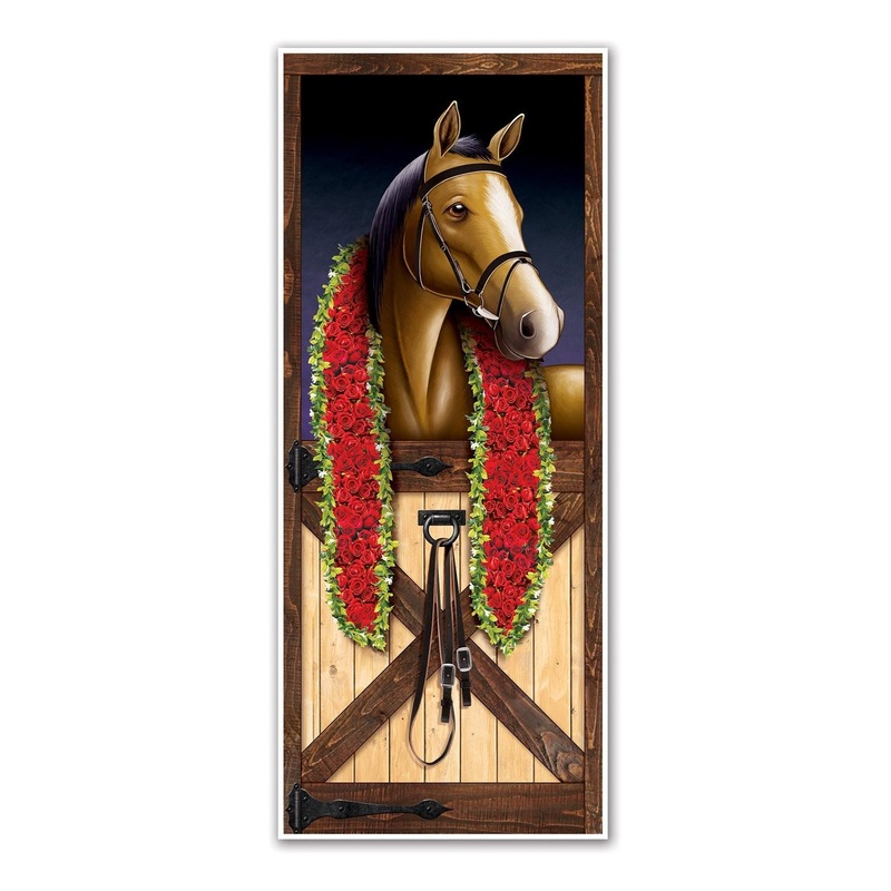 12 Pack Beistle Horse Racing Party Door Cover