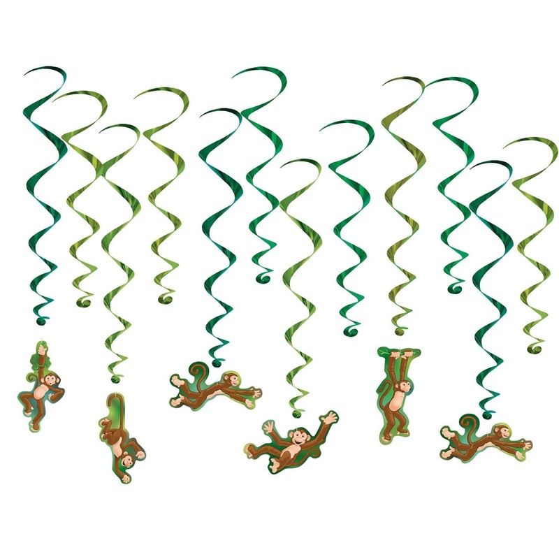 72 Pack Beistle Monkey Party Whirls