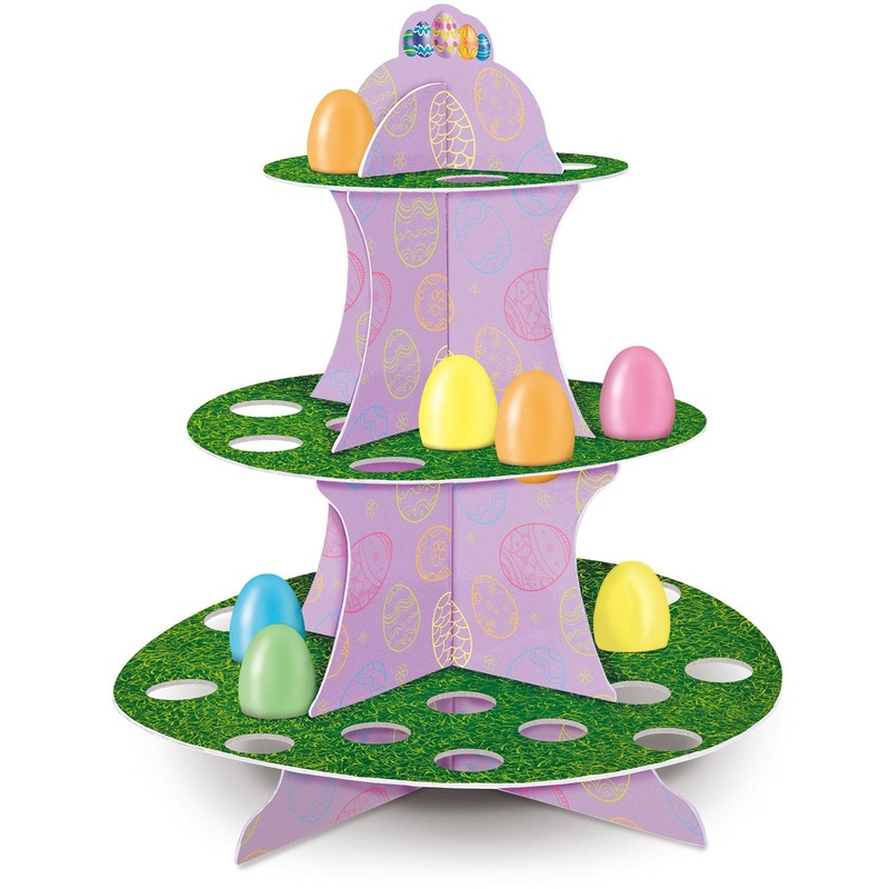12 Pack Beistle Easter Egg Stand 13.5"