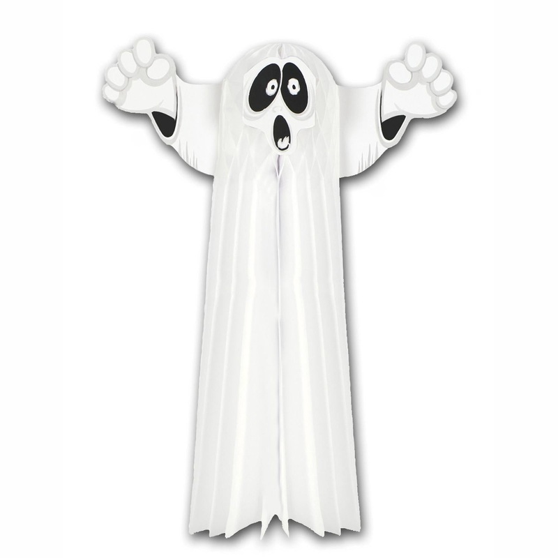 12 Pack Beistle Halloween Tissue Hanging Ghost