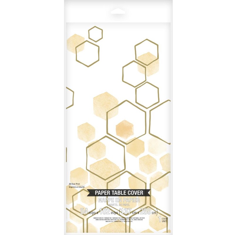6 pc Bulk Honeycomb Paper Table Covers