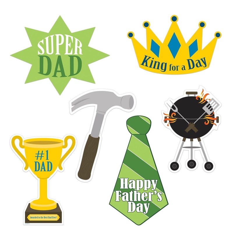 72 Pack Beistle Father's Day Cutouts