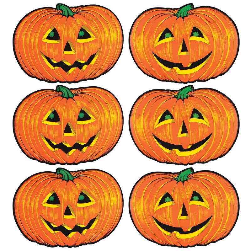 72 Pack Beistle Halloween Jack-O-Lantern Cutouts