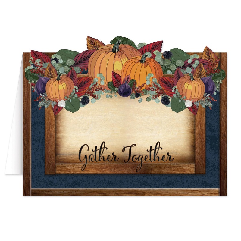 96 Pack Beistle Fall Thanksgiving Table Cards