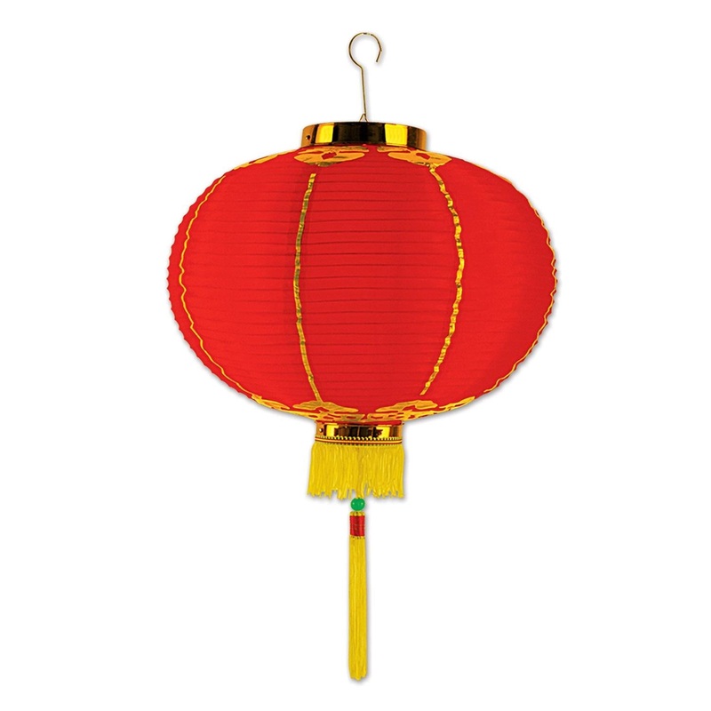 12 Pack Beistle 12 Inch-Good Luck Party Lantern with Tassel