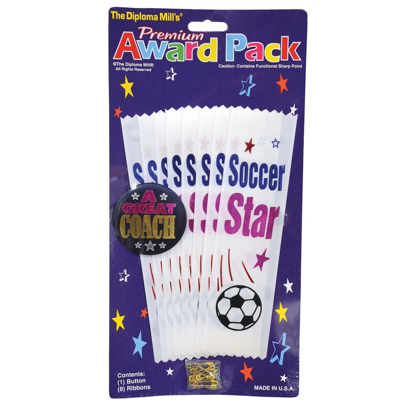 54 Piece Beistle Soccer Award Party Pack