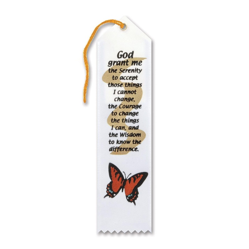 6 Pack Beistle Serenity Prayer Ribbon