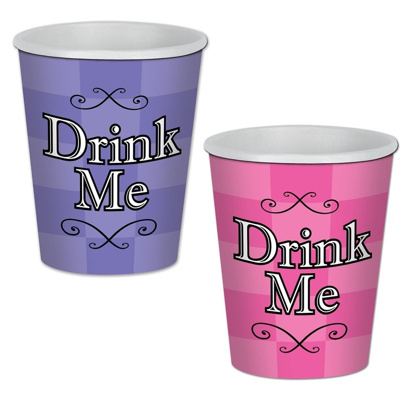 96 Pack Beistle Alice In Wonderland Party Beverage Cups