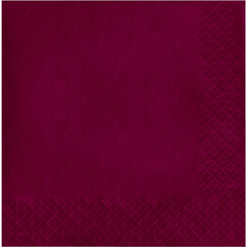 Burgundy Luncheon Napkin 2Ply (50/Pkg)